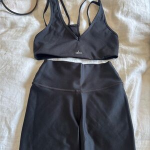 ALO Yoga Black Sports Bra Intimates & Sleepwear